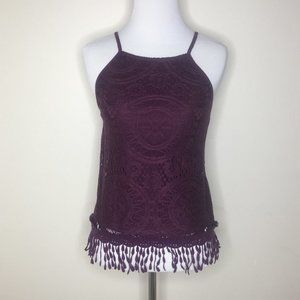 2/$10 xhilaration Crochet Tank